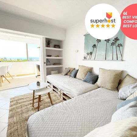 Panoramic Seaview - 2 Bedroom, Main Ave, 15 Min Walk Beach, Workspace Албуфейра Экстерьер фото